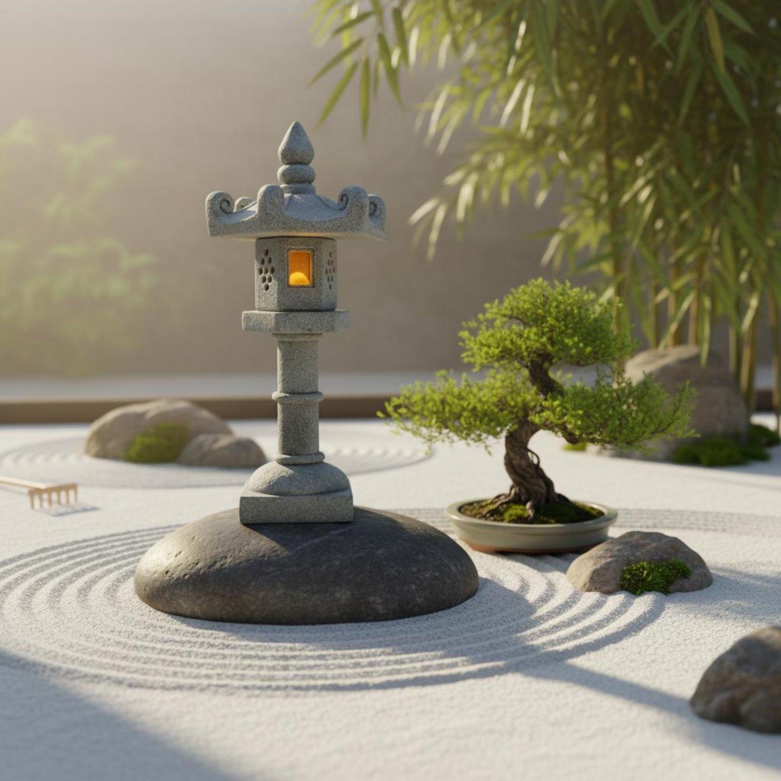 조경용 랜턴 일본식 돌 랜턴 미니어처 젠 가든 장식품  - Bonsai Garden In Dc 리뷰 및 가격